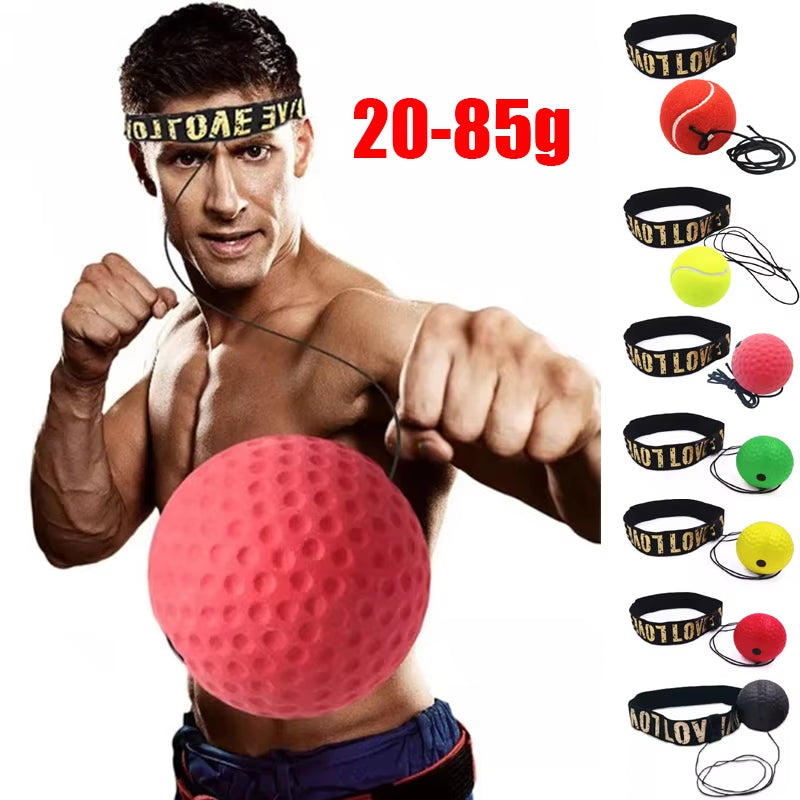 Elevate Your Training with the Boxing Speed Ball - Head-Mounted PU Punch Ball for MMA, Sanda & Fitness!