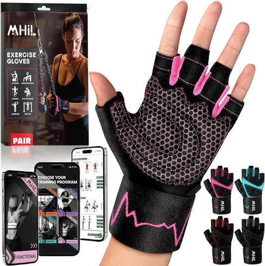 Workout Gloves for Women & Men - Gym Gloves for Women Weight Lifting Gloves - Exercise Gloves, Training Gloves
