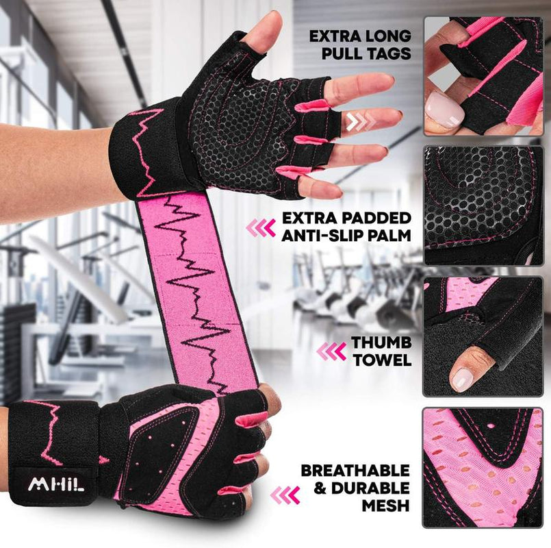 Workout Gloves for Women & Men - Gym Gloves for Women Weight Lifting Gloves - Exercise Gloves, Training Gloves