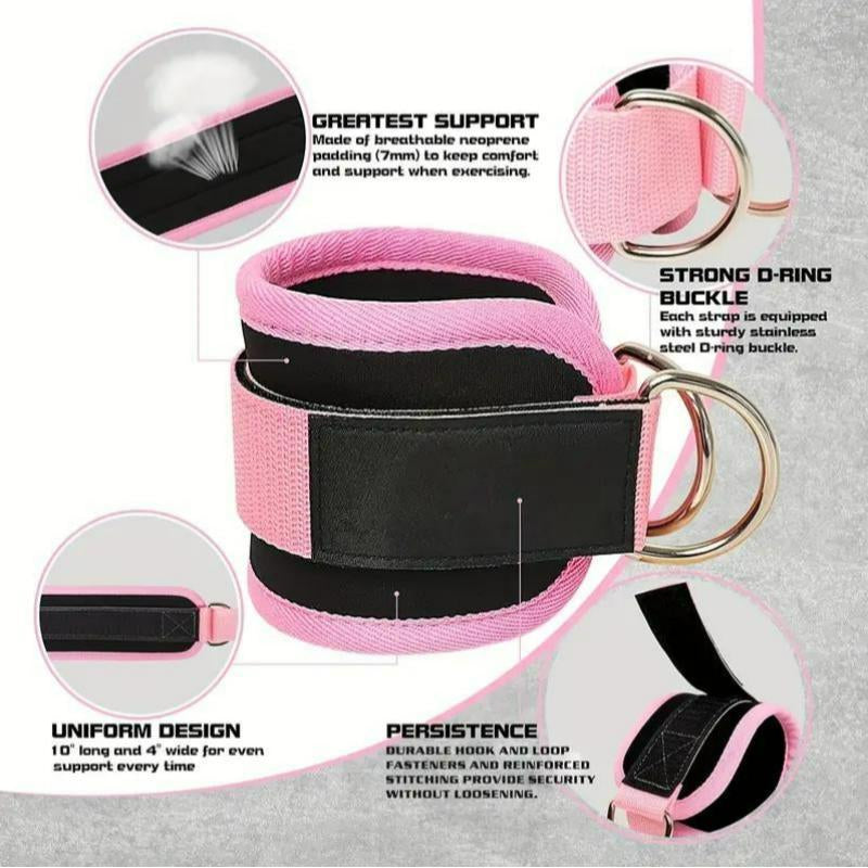 Premium Ankle Strap for Ultimate Fitness Training - Versatile Foot Straps for Cable Machines, Yoga & Pilates