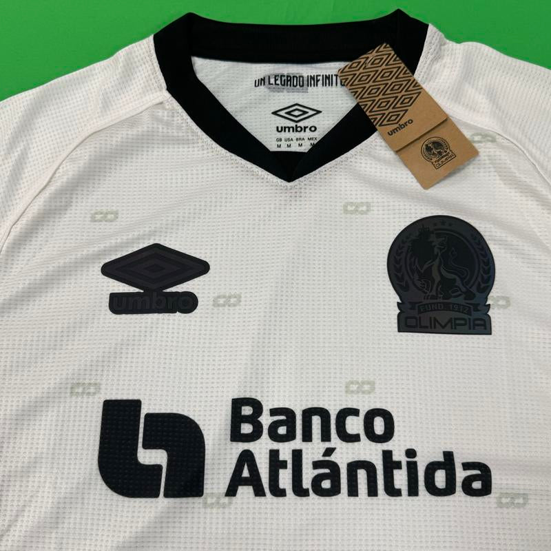 UMBRO 2425 Honduras CD Olimpia Away White Top Soccer Jerseys